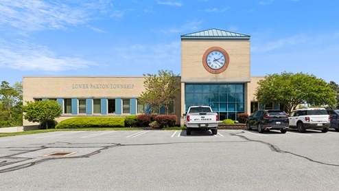 a picture of the local township building