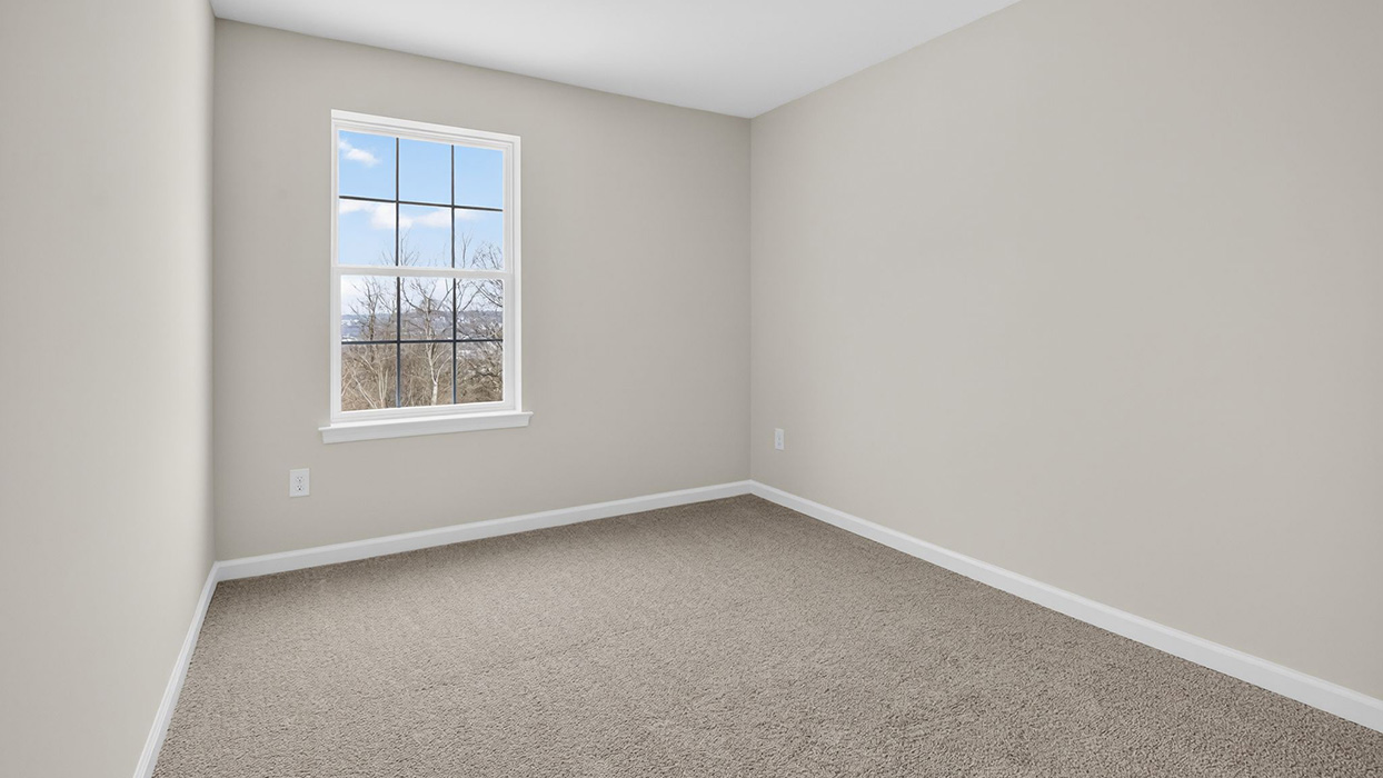 The third bedroom with single window.