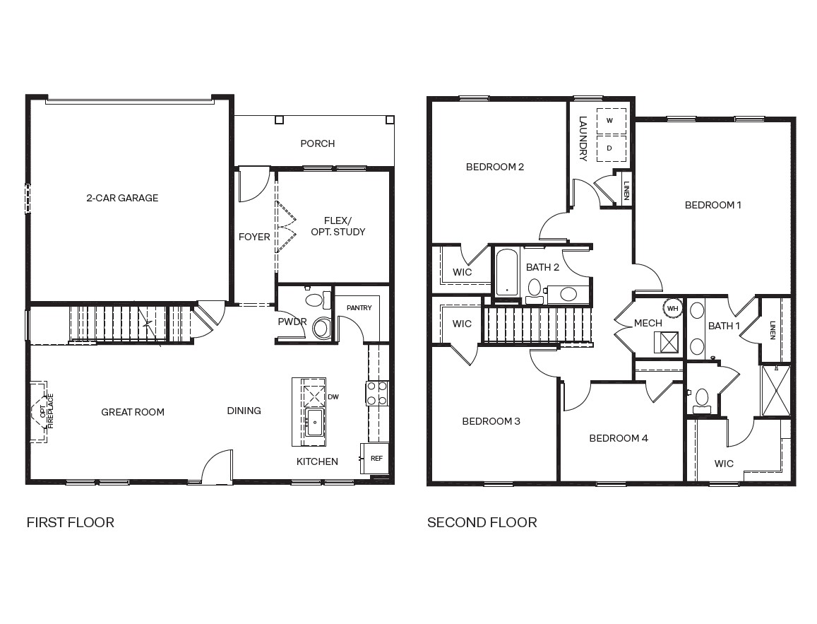 the penwell rear load floor plan
