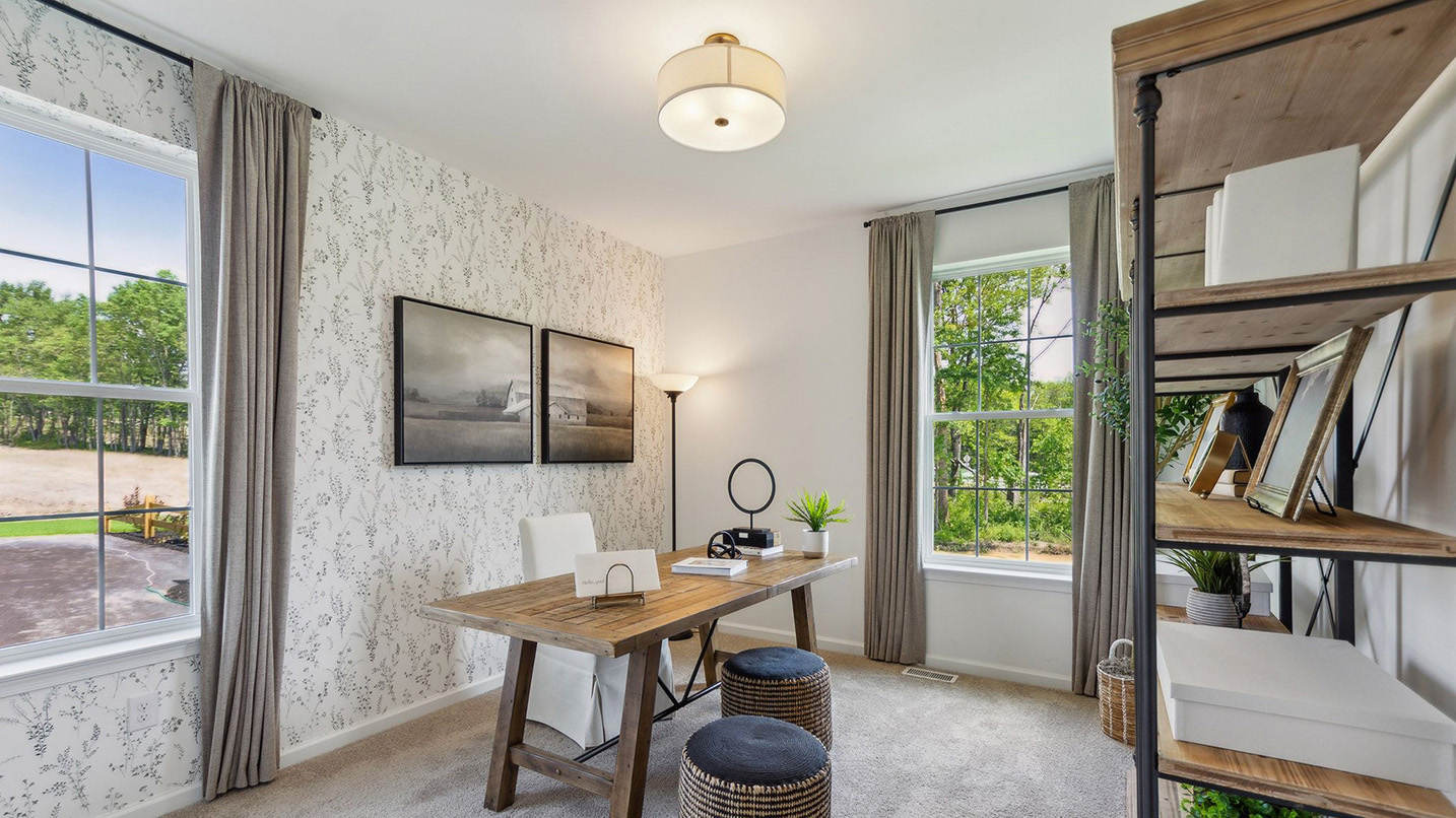 a study on the main floor can also be a bedroom