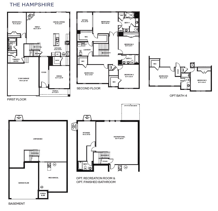 the hampshire floor plan