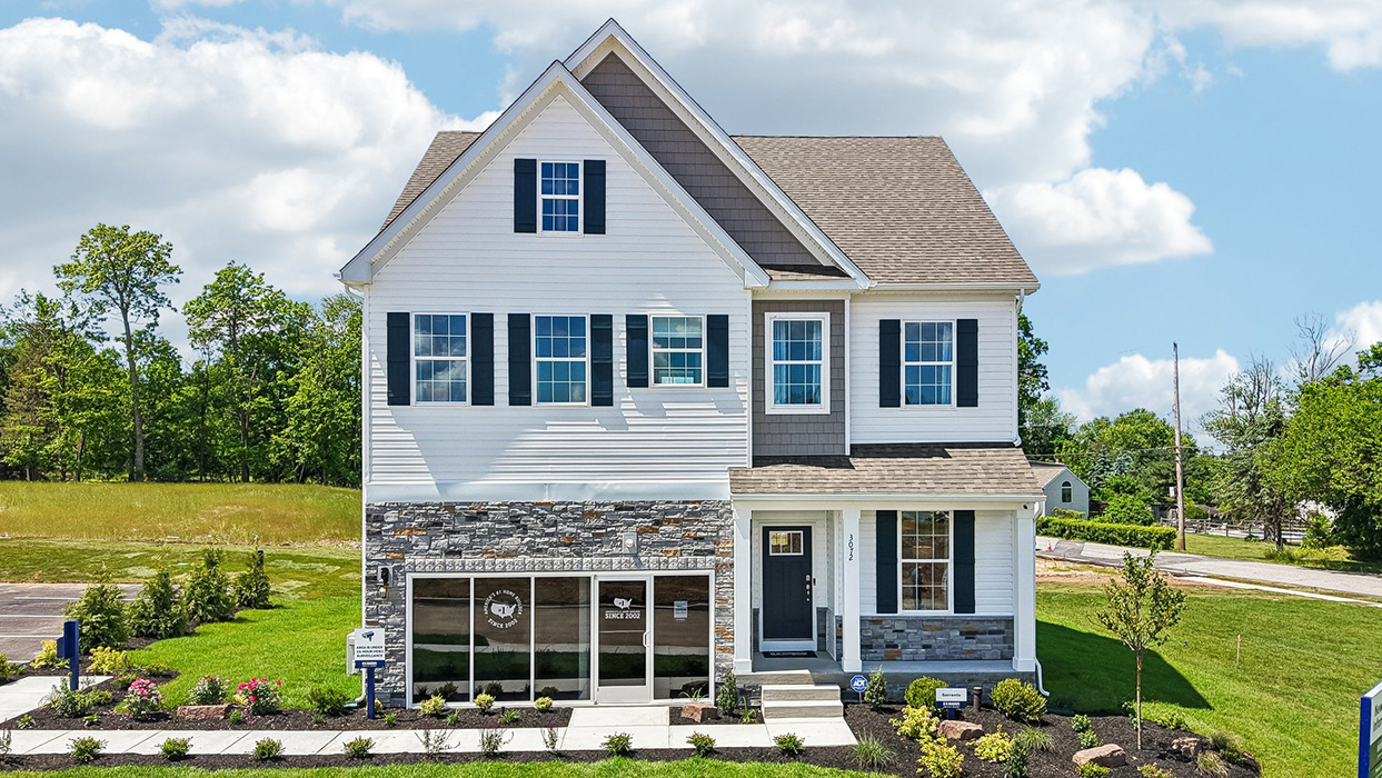 Photograph of two story Sorrento floorplan.