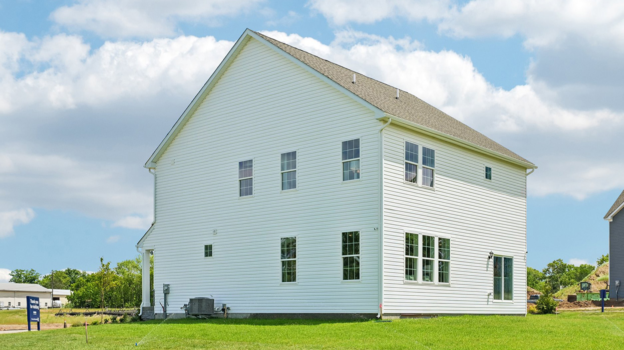 Rear view of the Sorrento showing five windows and a sliding backdoor.