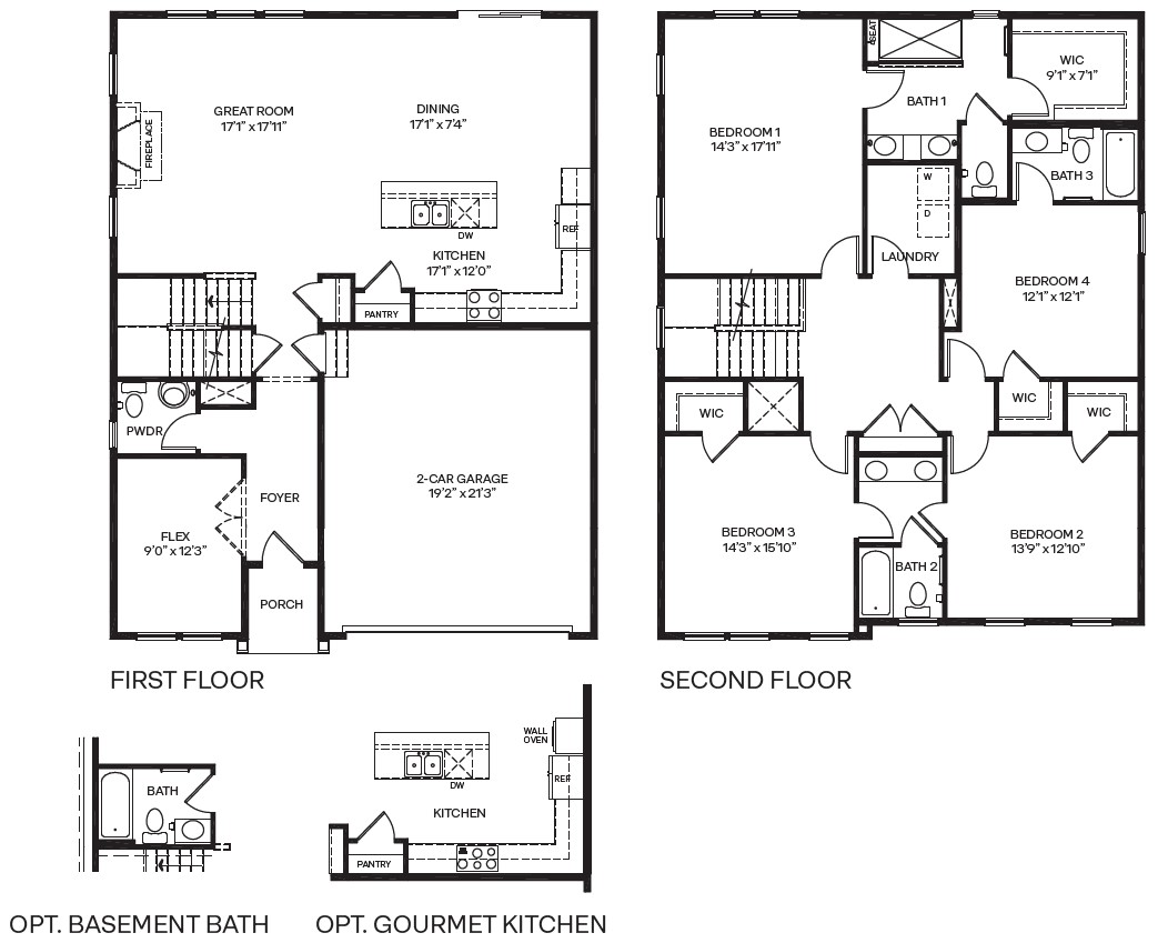 the sorrento floor plan first and second floor