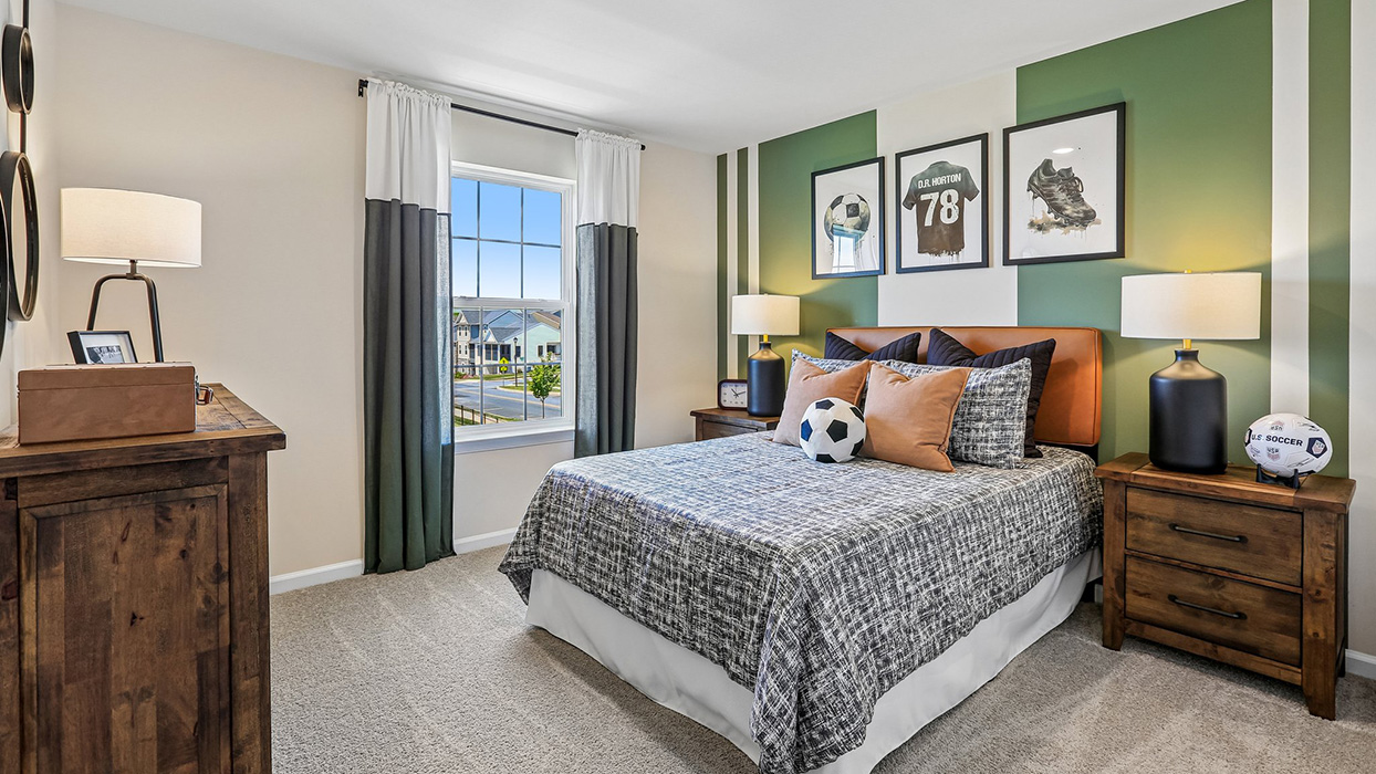 Bedroom three with one window.
