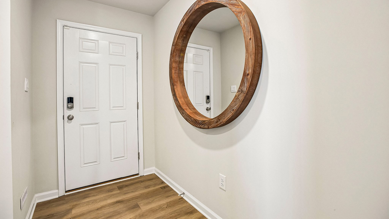 The front door entryway