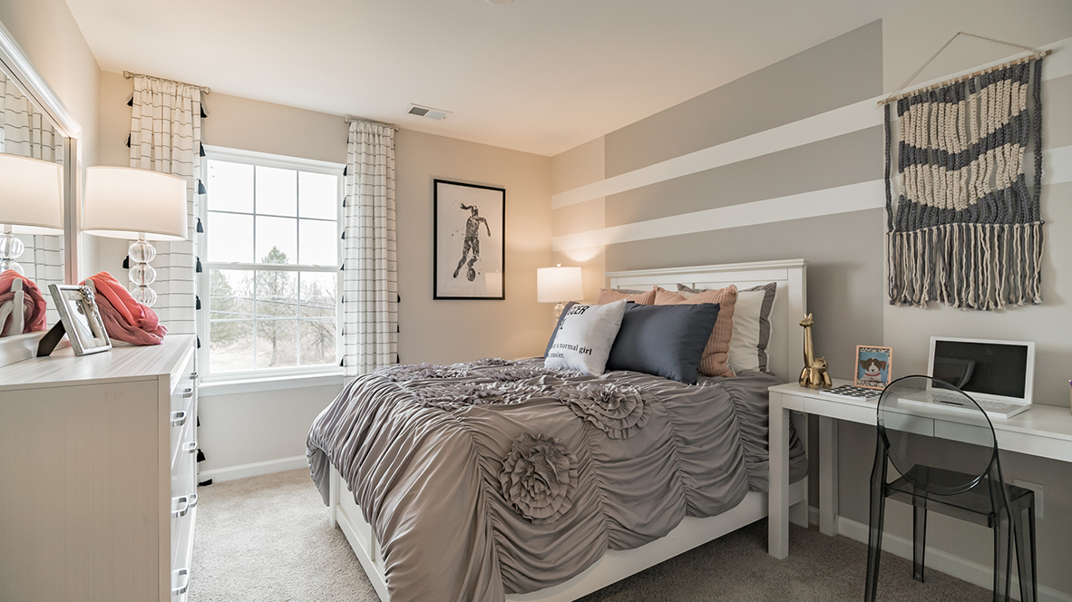 Bedroom three with single window.