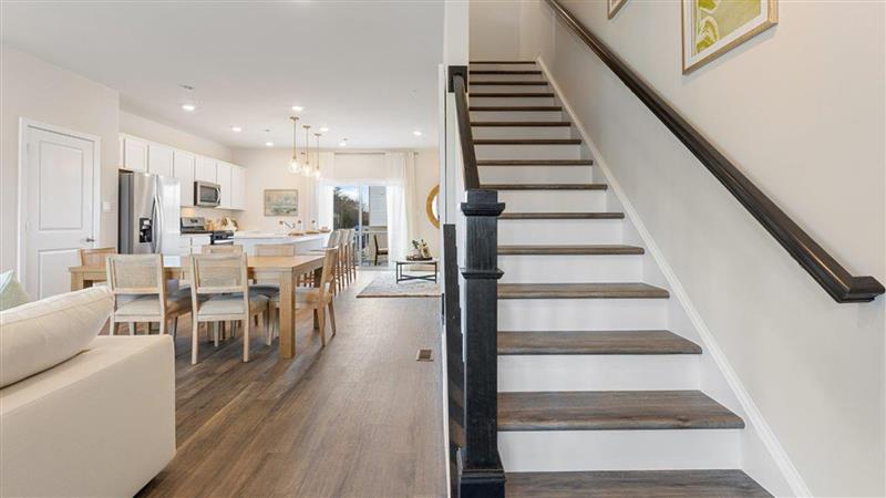 stairs to third floor