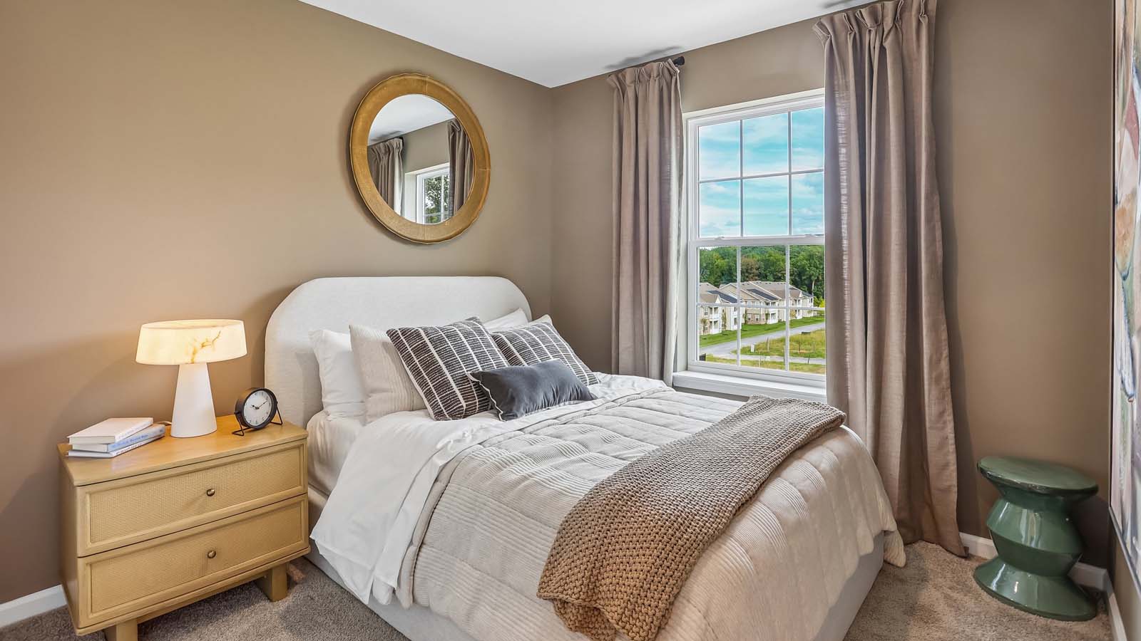 Bedroom two with a single window