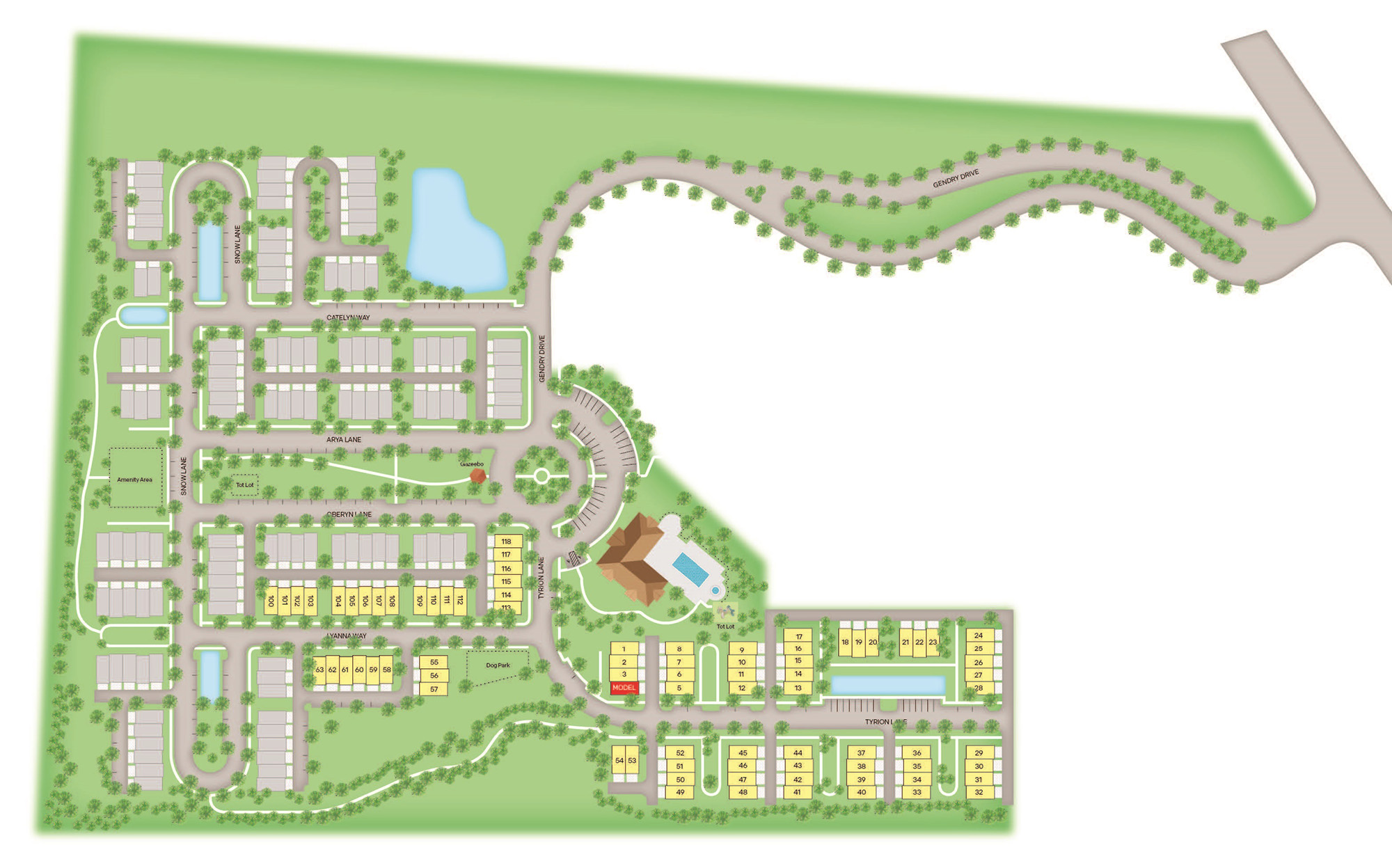 Static Lot Map