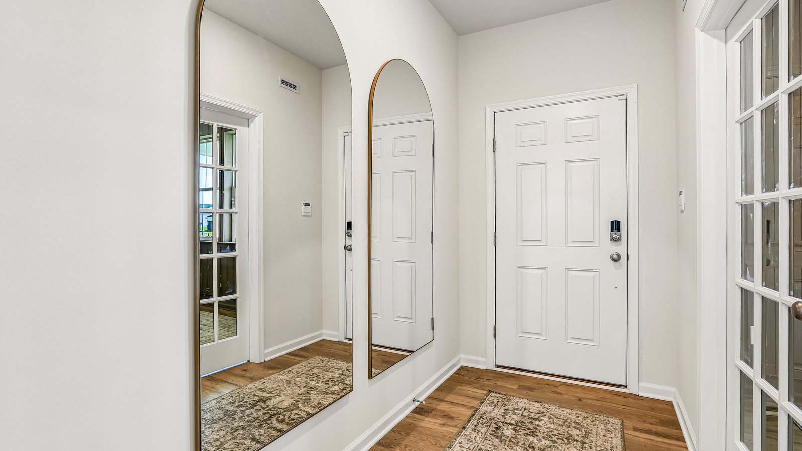 The entry foyer leading into open-concept layout Galen home.