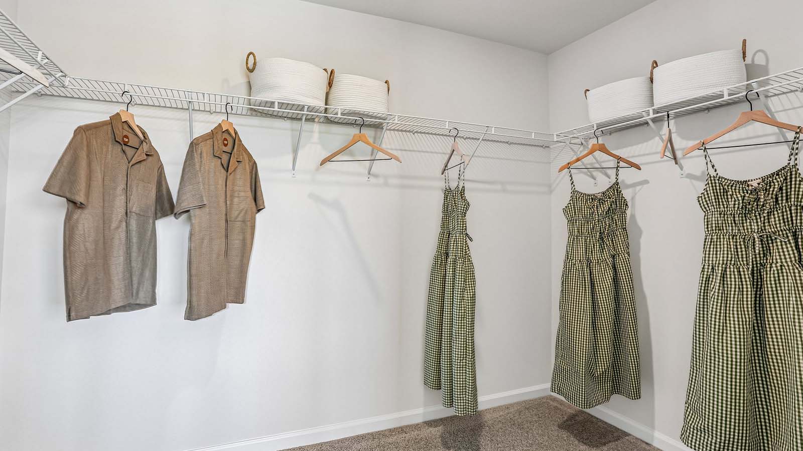 The owner's suite walk-in closet.