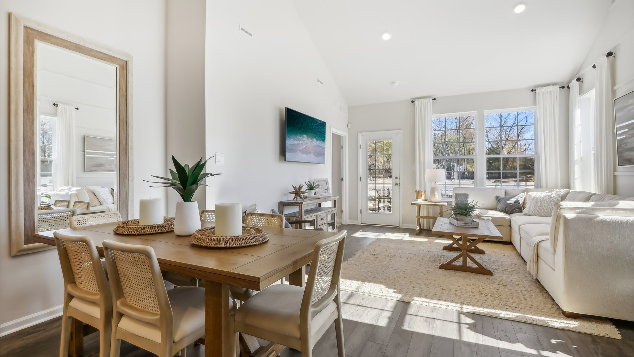 casual dining area