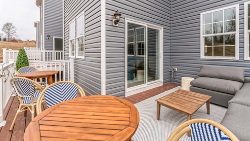 Back deck patio.