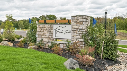 Park Hill Villages monument sign.