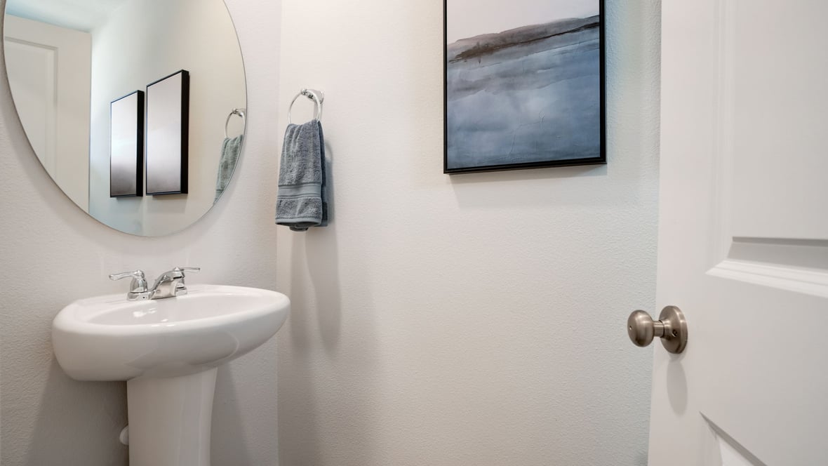 Main floor powder bathroom