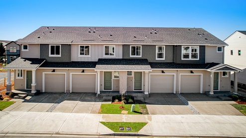 saddle club estates townhomes - 4-plex with 1-car garages