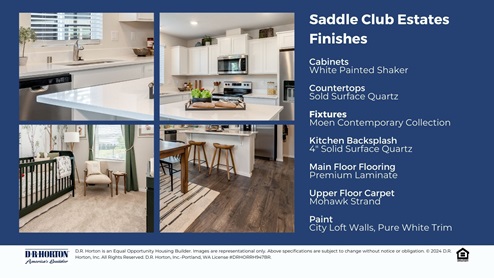 saddle club estates finishes