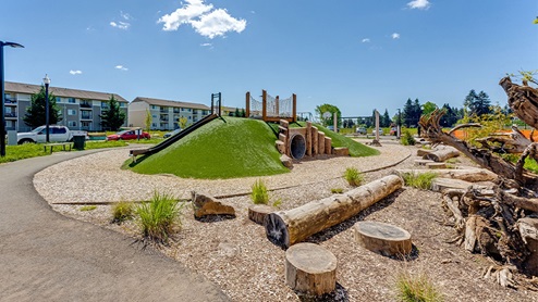 private park with playground