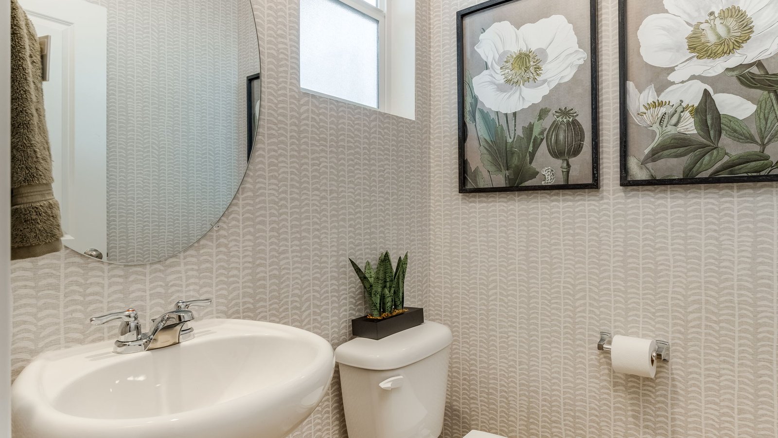 Main floor powder bathroom