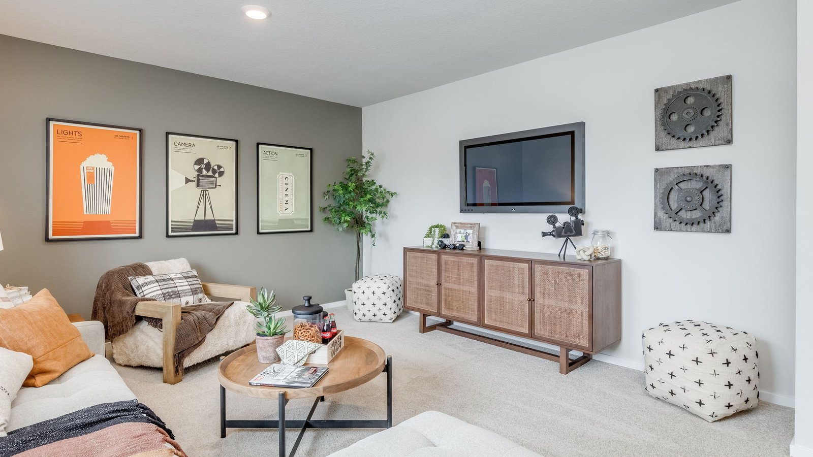 Bonus room with wall-to-wall carpet
