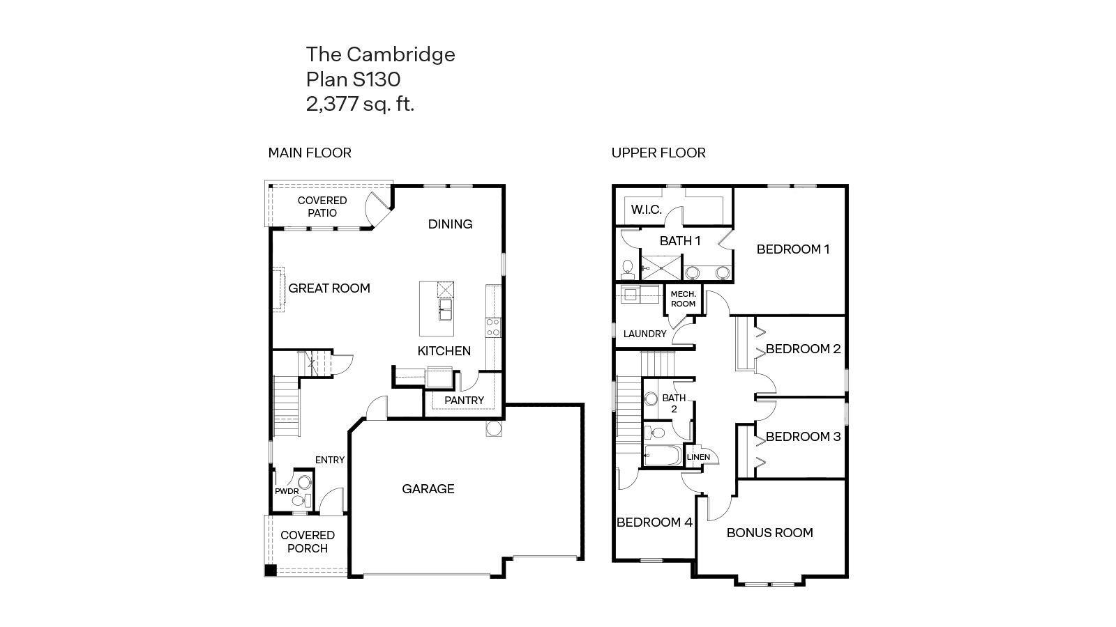 Cambridge floor plan