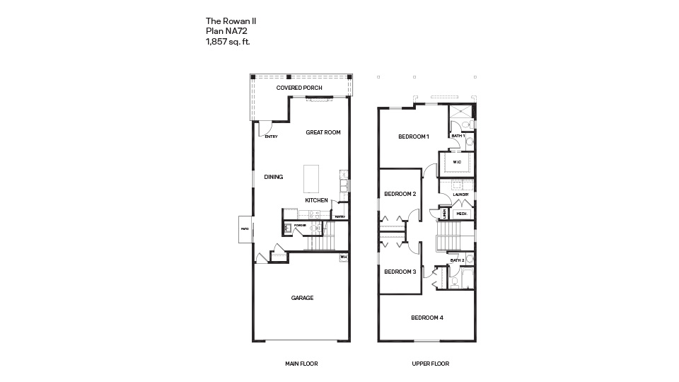 Floor Plan in Wingate Pointe BATTLE GROUND, WA D.R. Horton