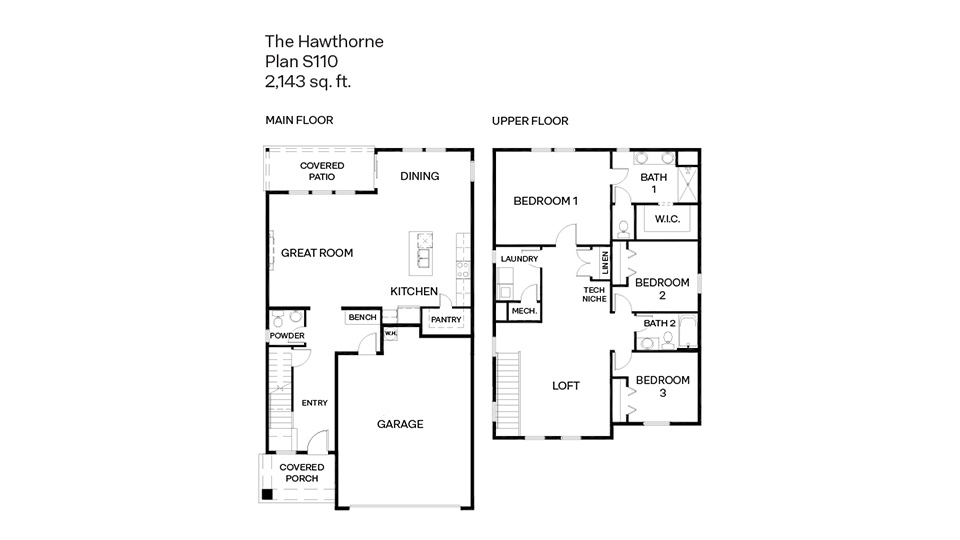 Hawthorne floor plan