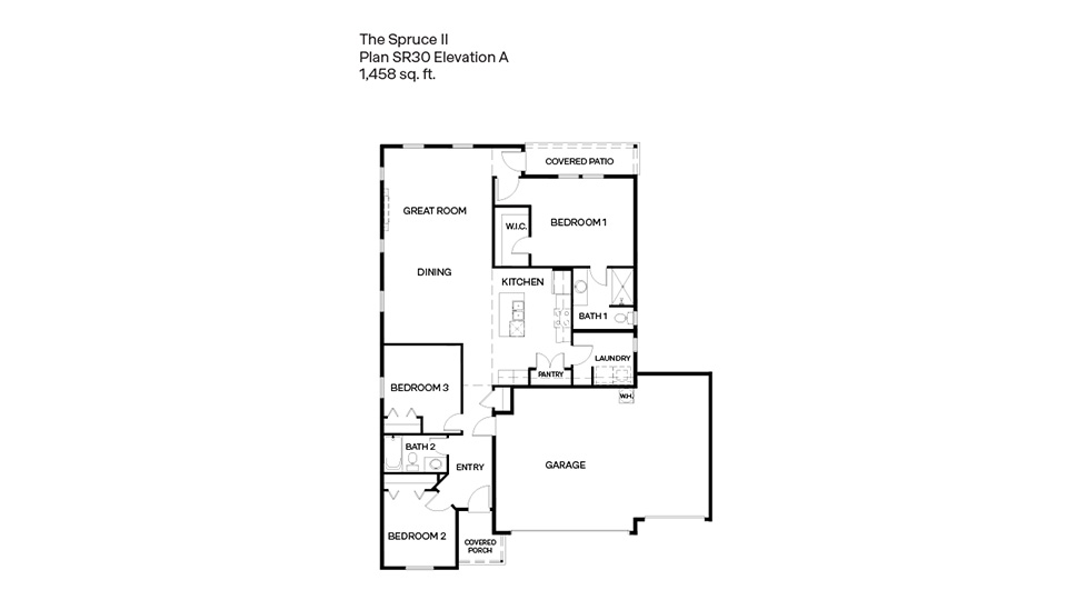 Spruce II floor plan