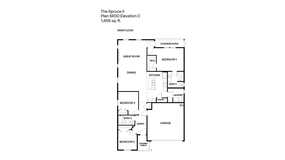 Spruce II floor plan