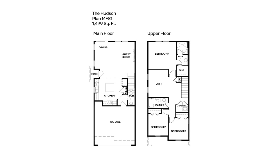 Hudson floor plan
