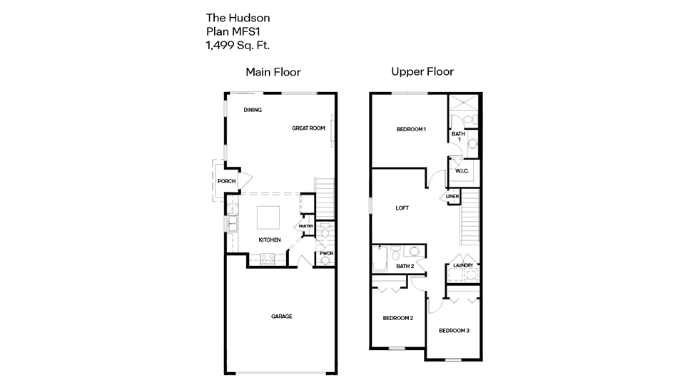 Hudson floor plan