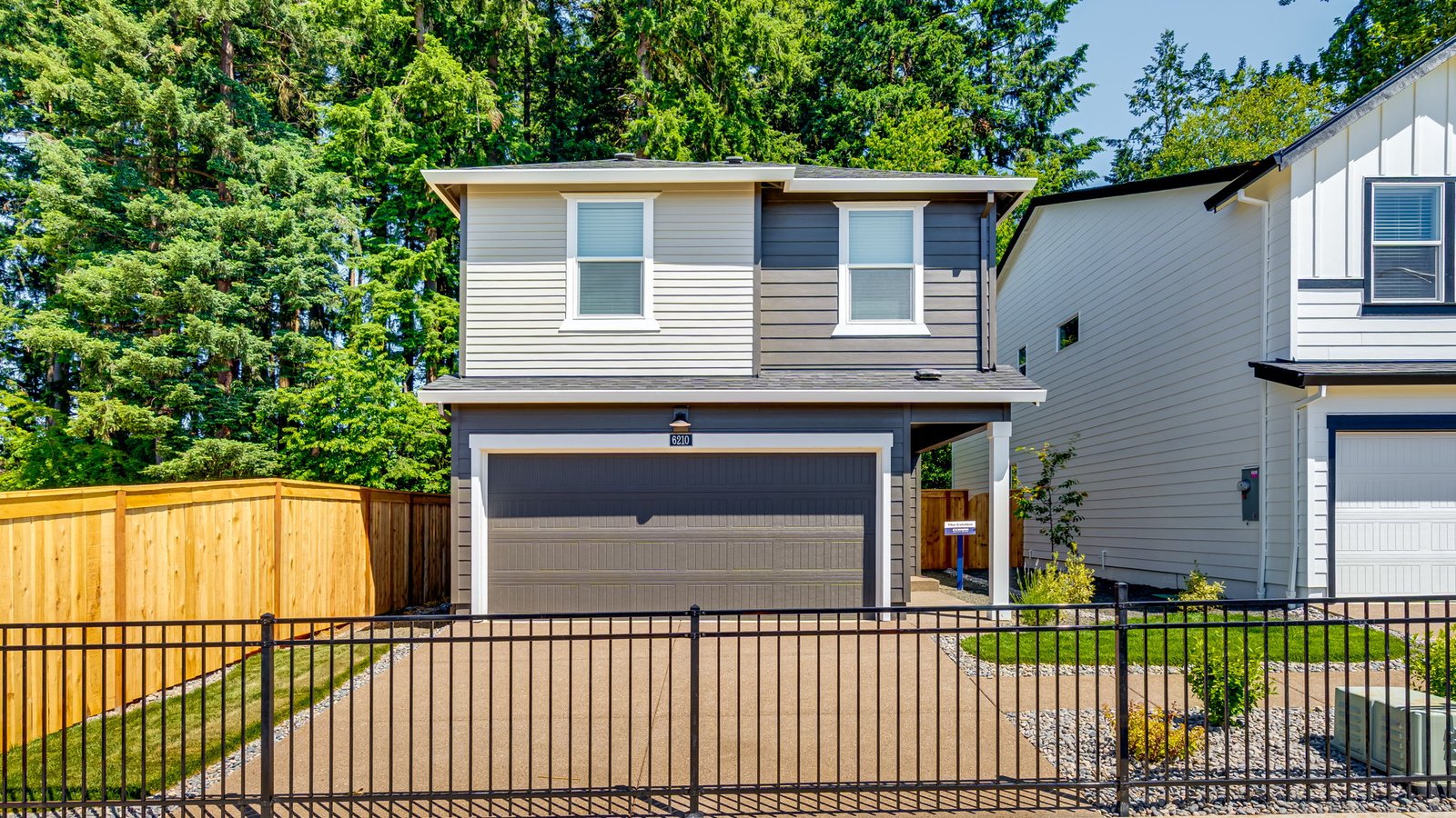 exterior front single-family home with a 2-car garage