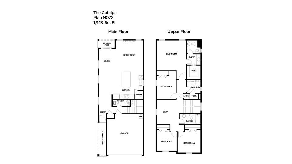 Catalpa floor plan