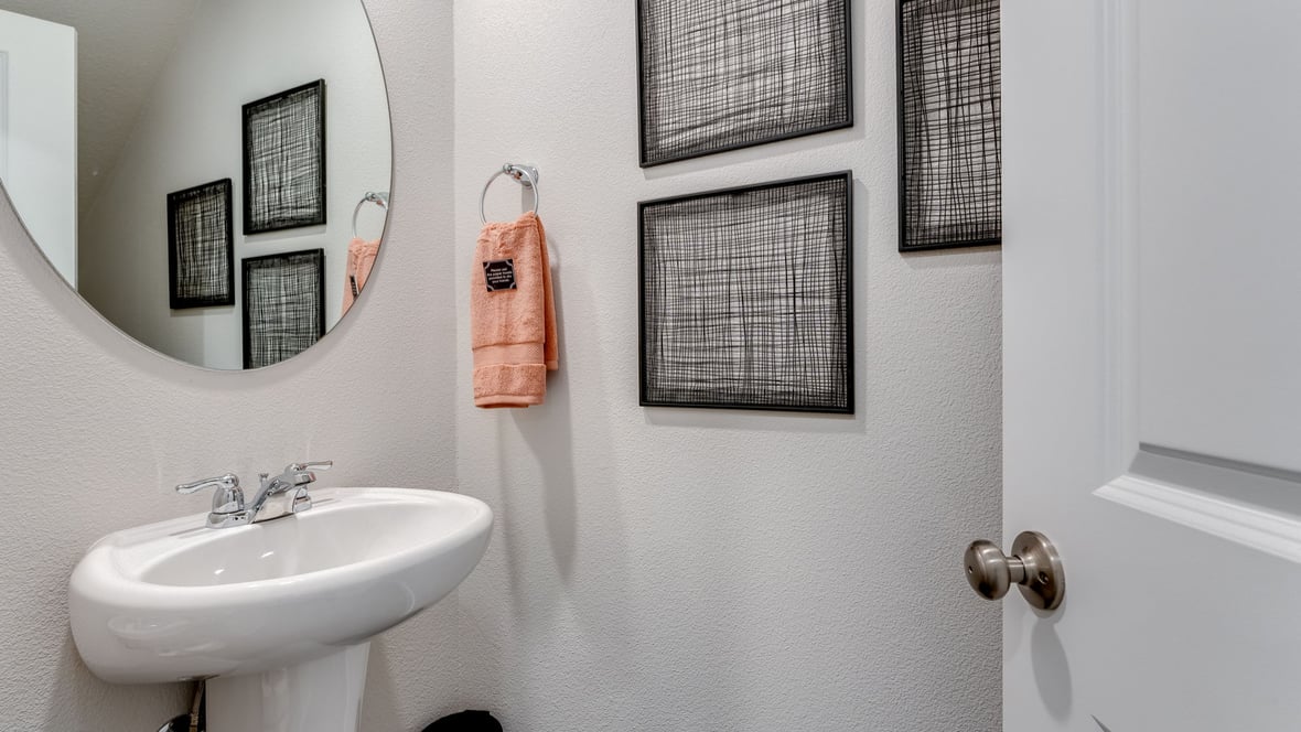 Main floor powder bathroom