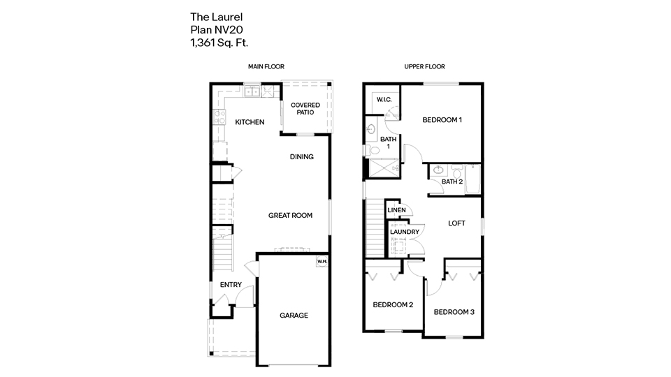 Laurel Floor plan