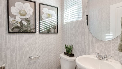 Main floor powder bathroom