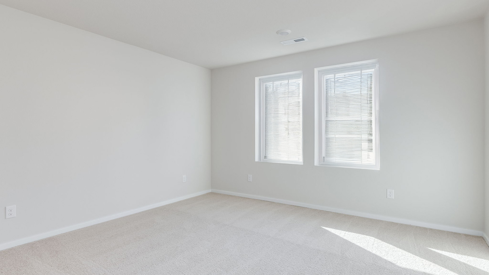 Primary bedroom with wall-to-wall carpet, a walk-in closet and an attached bathroom