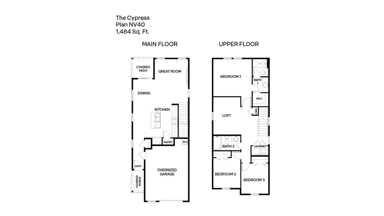 Cypress floor plan