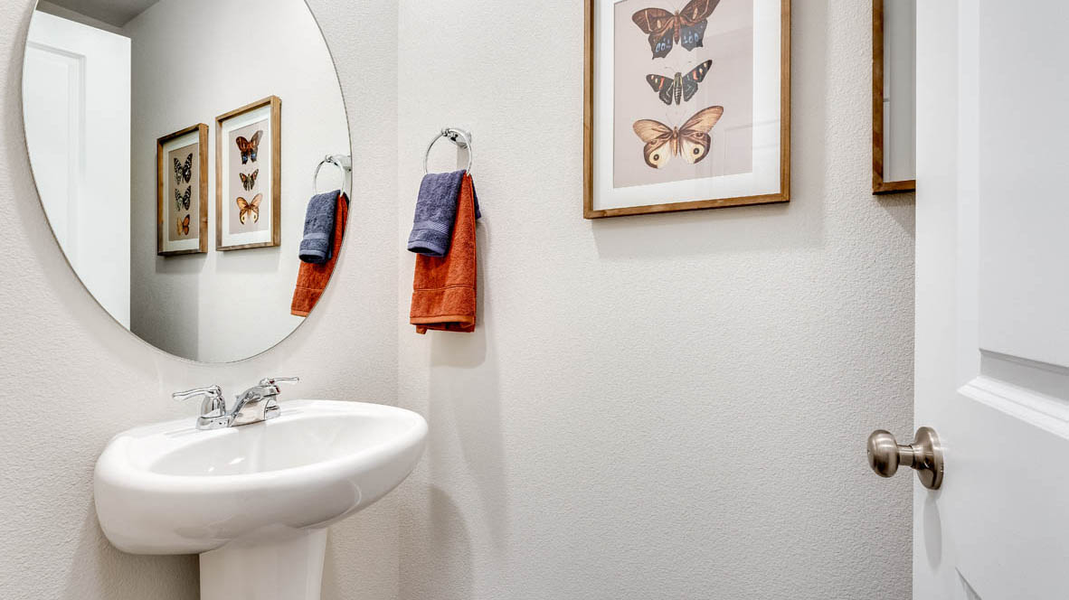 Main floor powder bathroom