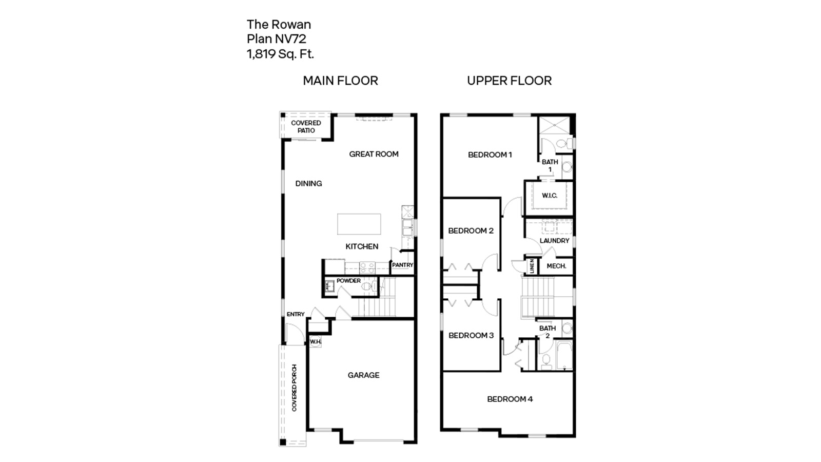 Rowan floor plan