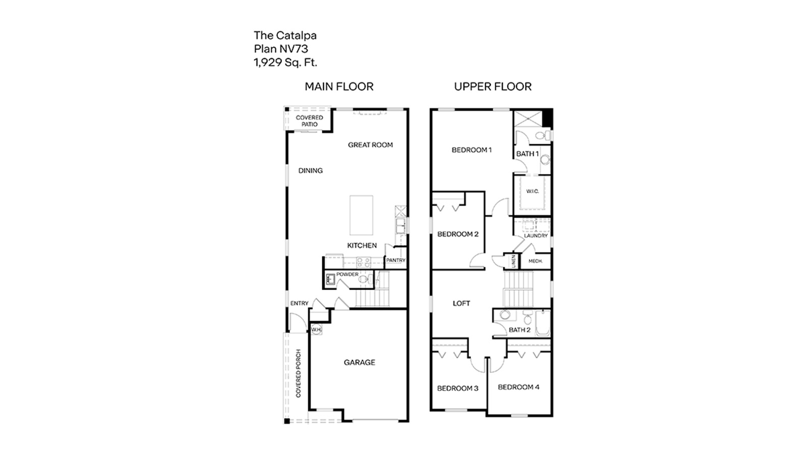 Catalpa floor plan