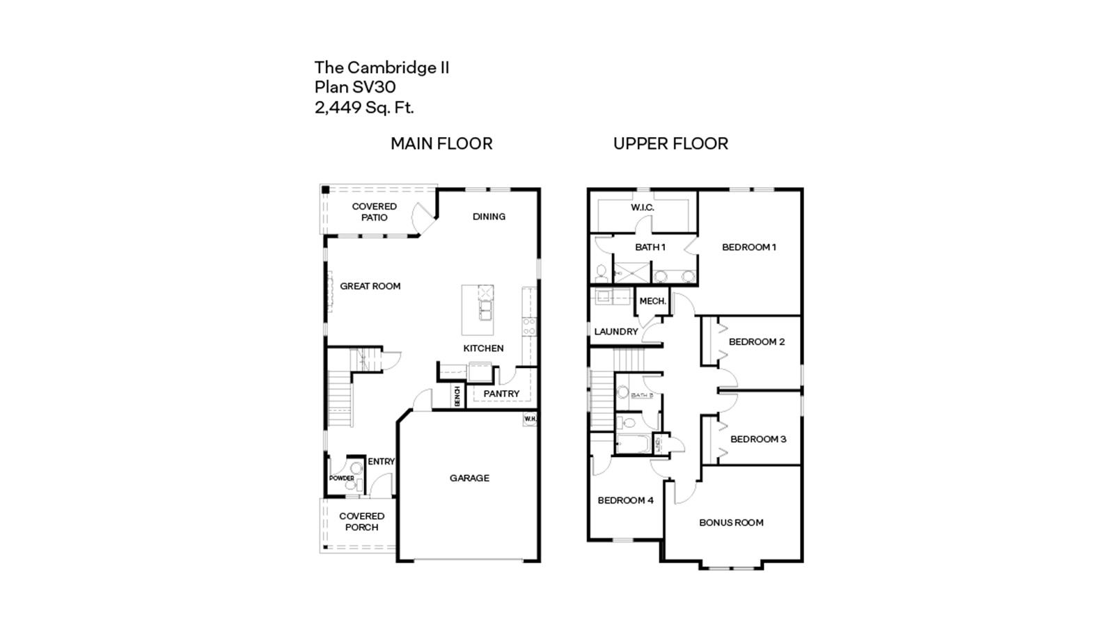 Cambridge II floor plan