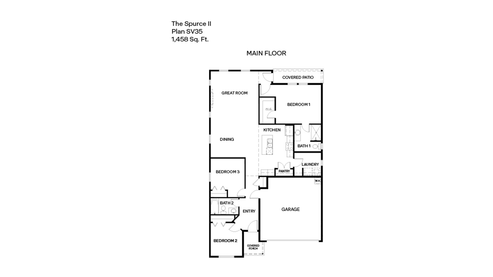 Spruce II floor plan