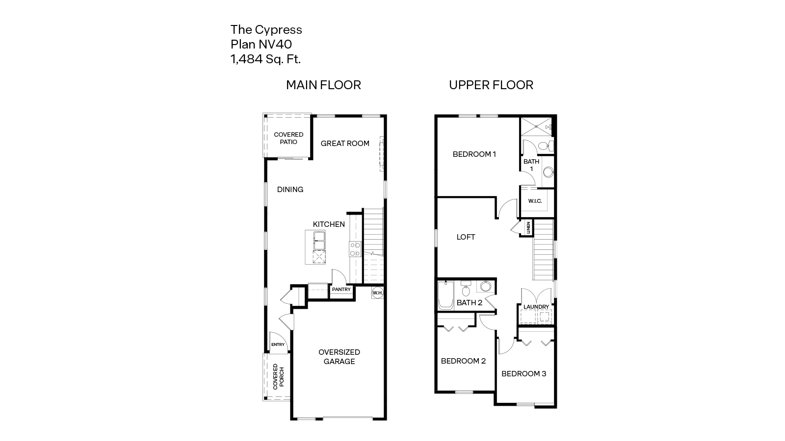 cypress floor plan