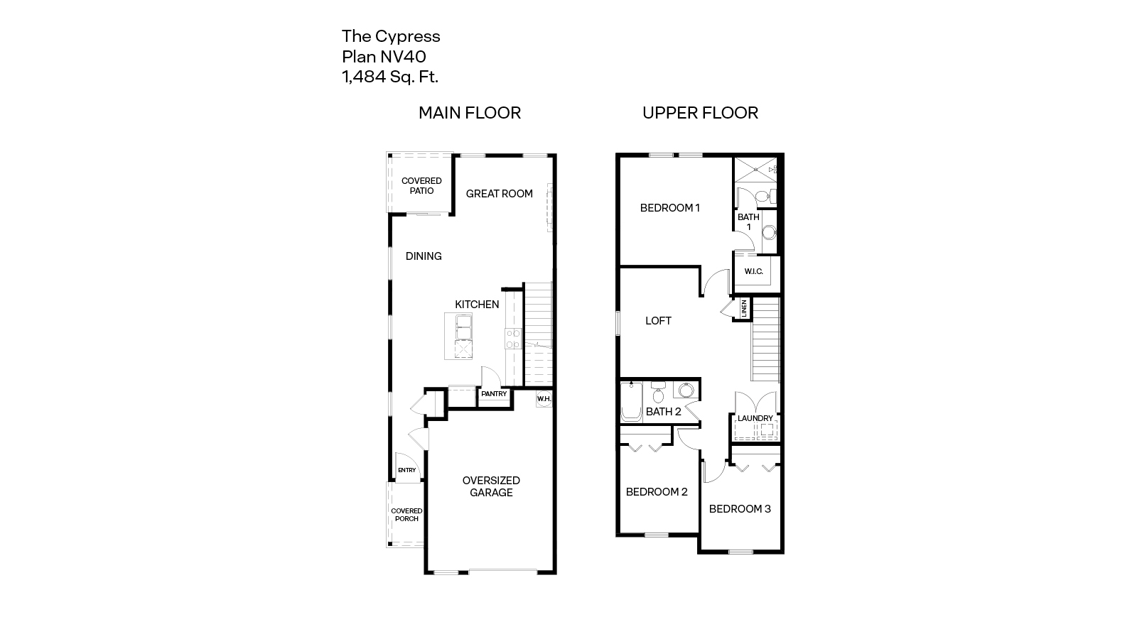 cypress floor plan