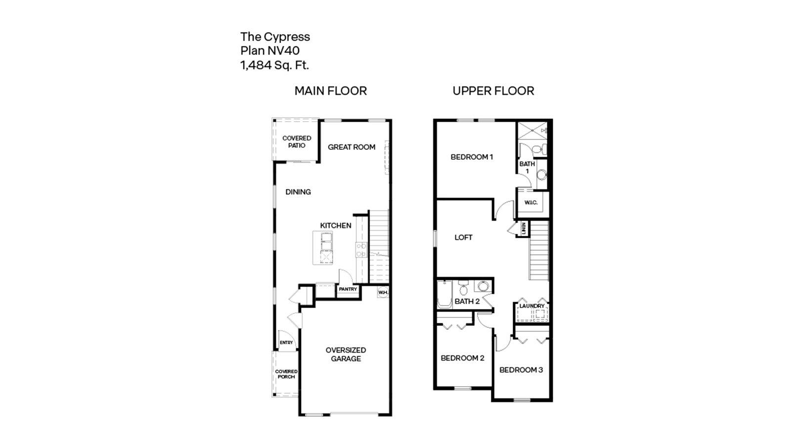 Cypress Floor plan