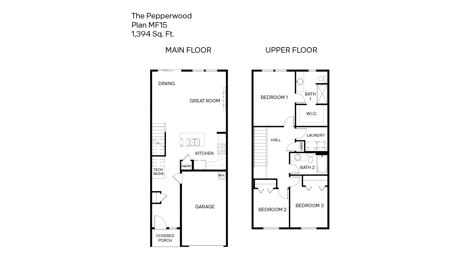 Pepperwood floor plan