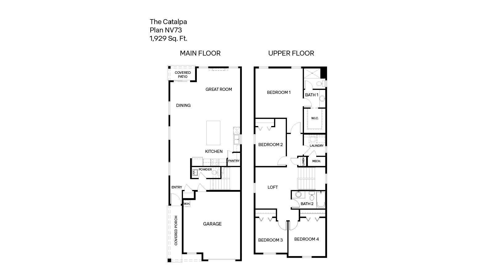 Catalpa floor plan