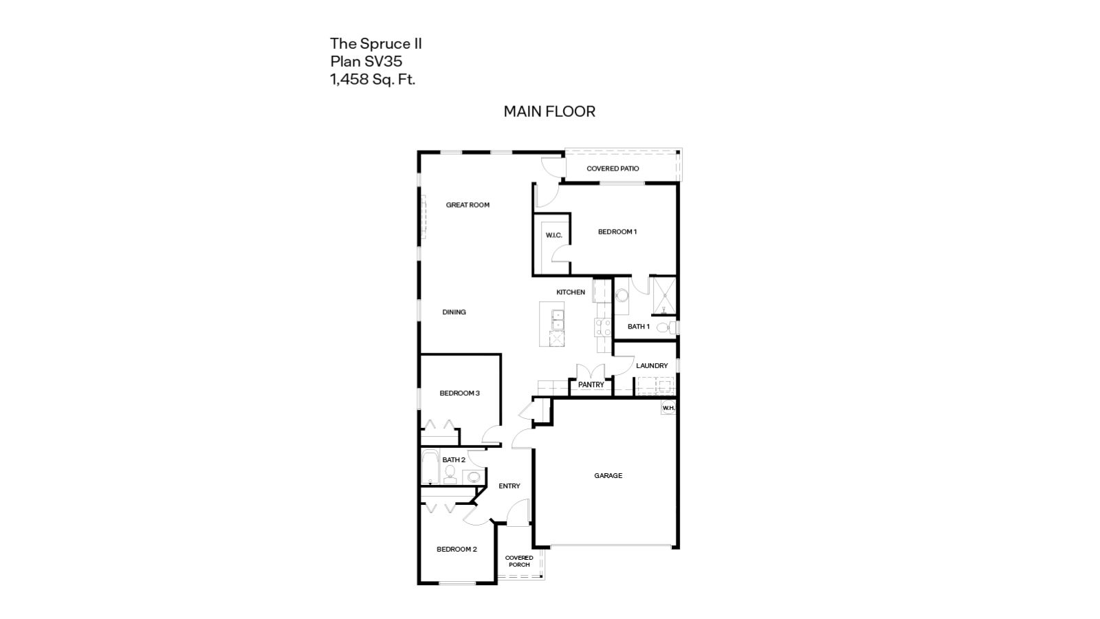 Spruce II floor plan